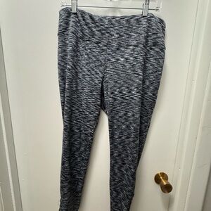 Gray Patterned Leggings